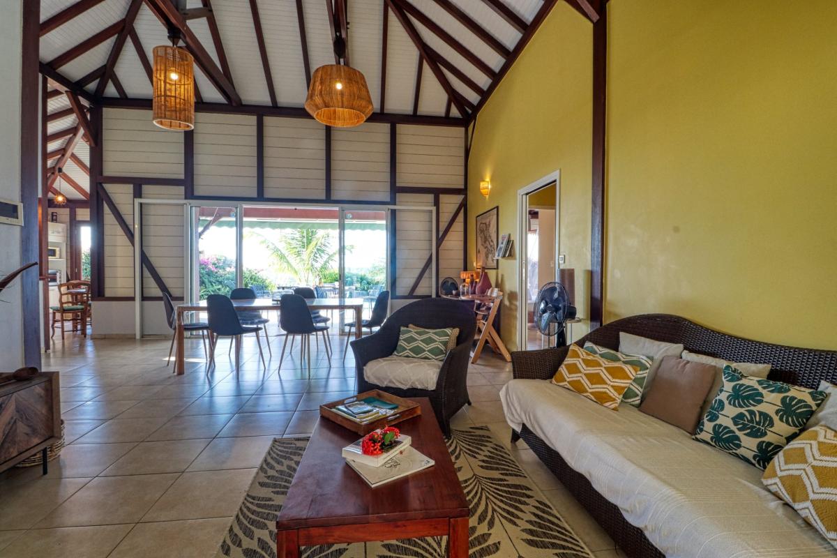 Location villa Martinique Le séjour